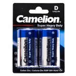 باتری سایز D کملیون (Camelion) مدل Super Heavy Duty R20P-BP2B UM1 Mono 1.5V (کارتی 2 تایی)