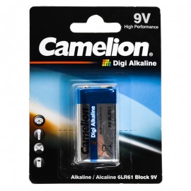 باتری کتابی کملیون (Camelion) مدل Digi Alkaline 6LR61-BP1DG Block 9V (کارتی)