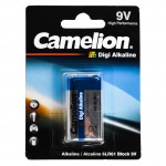 باتری کتابی کملیون (Camelion) مدل Digi Alkaline 6LR61-BP1DG Block 9V (کارتی)