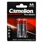 باتری قلمی کملیون (Camelion) مدل Plus Alkaline LR6-BP2 AM3 MIGNON 1.5V AA (کارتی 2 تایی)