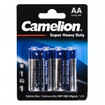 باتری قلمی کملیون (Camelion) مدل Super Heavy Duty R6P-BP4B UM3 Mignon 1.5V AA (کارتی 4 تایی)