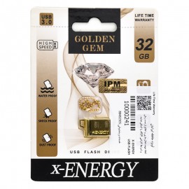 فلش ایکس انرژی (x-ENERGY) مدل 32GB GOLDEN GEM USB 3.0