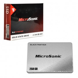 هارد SSD اینترنال 2.5 اینچی میکروسونیک (MicroSonic) مدل BLACK PANTHER 6GB/S ظرفیت 256GB گارانتی IPM