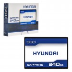هارد SSD اینترنال 2.5 اینچی هیوندای (HYUNDAI) مدل SAPPHIRE 6GB/S ظرفیت 240GB گارانتی IPM