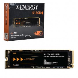 هارد SSD اینترنال M.2 2280 PCIe Gen 3*4 NVME ایکس انرژی (x-ENERGY) مدل FALCON ظرفیت 512GB گارانتی IPM