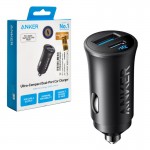 شارژر فندکی 30 وات دو پورت انکر (ANKER) مدل A2741 گارانتی ایستا