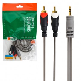 کابل 2 به 1 صدا (AUX) اورنج (Orange) طول 1.5 متر