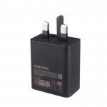 شارژر دیواری 45 وات سه شاخه اروپایی + کابل Type-C To Type-C سامسونگ (Samsung) مدل EP-T4511XBEGAE گارانتی آسان سرویس