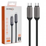 کابل تایپ سی به تایپ سی (Type-C To Type-C) ادونس (ADVANCE) طول 1 متر مدل A-C3
