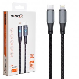 کابل تایپ سی به آیفون (Type-C To Lightning) ادونس (ADVANCE) طول 1 متر مدل A-C4