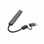 هاب 4 پورت USB 3.0 و رابط تایپ سی ادونس (ADVANCE) مدل A-G10