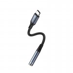 کابل تبدیل تایپ سی به جک 3.5 میلیمتری صدا (USB-C To Aux) یسیدو (Yesido) طول 12 سانتیمتر مدل YAU38