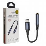 کابل تبدیل تایپ سی به جک 3.5 میلیمتری صدا (USB-C To Aux) یسیدو (Yesido) طول 12 سانتیمتر مدل YAU38