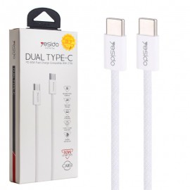 کابل تایپ سی به تایپ سی (Type-C To Type-C) یسیدو (Yesido) طول 1.2 متر مدل CA163