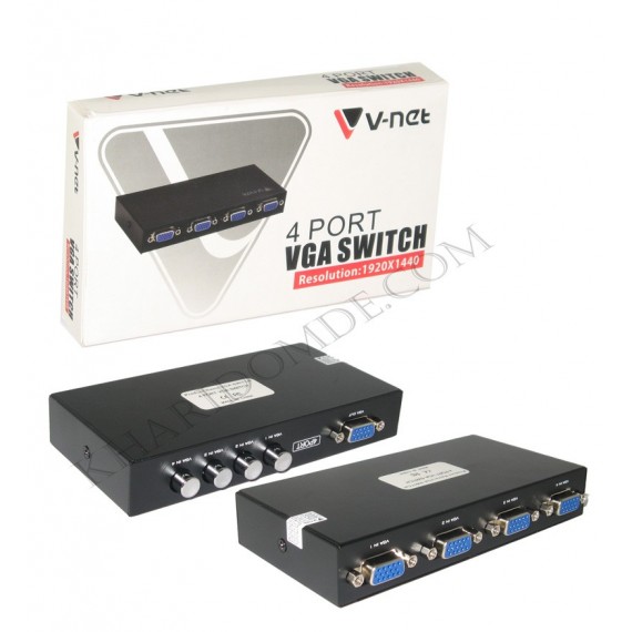 مانیتور سوئیچ 4 پورت V-net VGA