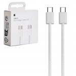 کابل تایپ سی به تایپ سی (Type-C To Type-C) اپل (Apple) طول 1 متر مدل A2795 گارانتی ویستا حافظه