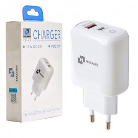 کلگی شارژر 20 وات دو پورت مازارس (MAZARES) مدل CH-43