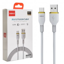 کابل تایپ سی (Type-C) هیسکا (HISKA) طول 1 متر مدل LX-921AC