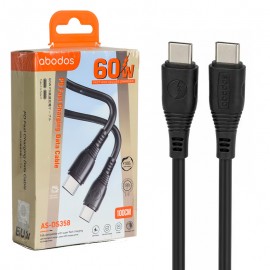 کابل تایپ سی به تایپ سی (Type-C To Type-C) ابودوس (Abodos) طول 1 متر مدل AS-DS358