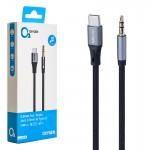کابل تایپ سی به جک 3.5 میلیمتری صدا (Type-C To Aux) اکسیژن (OXYGEN) طول 1 متر مدل AUX-06