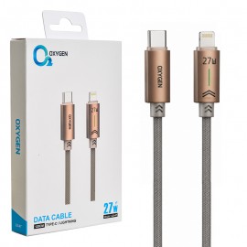 کابل تایپ سی به آیفون (Type-C To Lightning) اکسیژن (OXYGEN) طول 1.2 متر مدل LX-47
