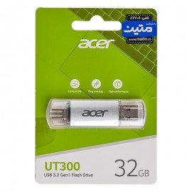 فلش ایسر (Acer) مدل 32GB UT300 USB 3.2 گارانتی متین