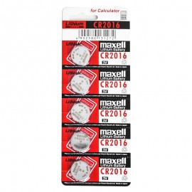 باتری سکه ای مکسل (Maxell) مدل CR2016 3V (کارتی 5 تایی)