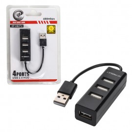 هاب 4 پورت USB 2.0 ایکس پی (XP) طول 10 سانتیمتر مدل XP-H827U