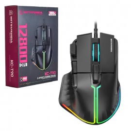 موس گیمینگ سیم دار LED RGB میتسوشیدا (MITSUSHIDA) مدل KC-T90
