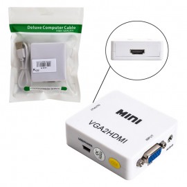 تبدیل VGA به HDMI کی لینک (KLINK) مدل k-1211 MINI VGA2HDMI