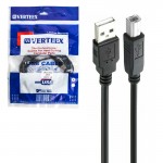 کابل پرینتر USB 2.0 ورتکس (VERTEEX) طول 3 متر