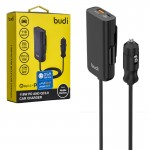 شارژر فندکی 118 وات دو پورت بودی (budi) مدل CC069B