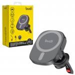 شارژر بی سیم + هولدر مغناطیسی 2IN1 موبایل بودی (budi) مدل CM570B