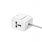 کلگی شارژر رومیزی 18 وات سه پورت سه شاخه اروپایی بودی (budi) مدل M8J311TCU-WHT