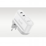 کلگی شارژر 65 وات دو پورت بودی (budi) مدل AC326REW