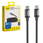 کابل تایپ سی به تایپ سی (Type-C To Type-C) بودی (budi) طول 1.5 متر مدل DC265TT15B