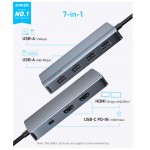 هاب 7 پورت و رابط تایپ سی 7IN1 انکر (ANKER) مدل A8374 گارانتی ایستا