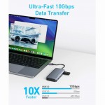 هاب 7 پورت و رابط تایپ سی 7IN1 انکر (ANKER) مدل A8374 گارانتی ایستا