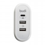 کلگی شارژر 42 وات سه پورت بودی (budi) مدل M8J028TE-WHT