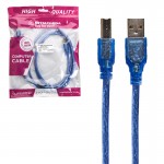 کابل پرینتر USB 2.0 شیلددار میتسوشیدا (MITSUSHIDA) طول 1.5 متر مدل KC-BUP015
