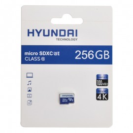 رم موبایل هیوندای (HYUNDAI) مدل 256GB MicroSDXC U3 V30 A1 100MB/s گارانتی IPM
