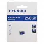 رم موبایل هیوندای (HYUNDAI) مدل 256GB MicroSDXC U3 V30 A1 100MB/s گارانتی IPM