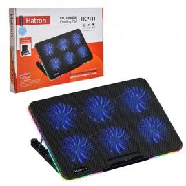 فن لپ تاپ گیمینگ LED RGB + هولدر موبایل هترون (Hatron) مدل HCP131