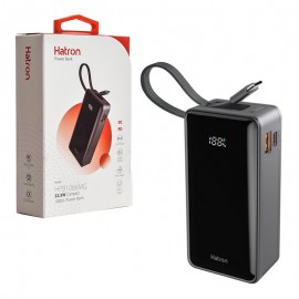 پاوربانک + کابل همراه هترون (Hatron) مدل HPB1066MG ظرفیت 10000mAh