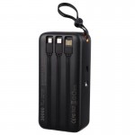 پاوربانک + 3 کابل همراه ایکس انرژی (x-ENERGY) مدل X-833 ظرفیت 30000mAh