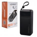 پاوربانک + 3 کابل همراه ایکس انرژی (x-ENERGY) مدل X-833 ظرفیت 30000mAh