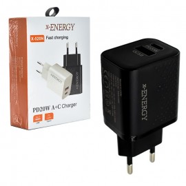 کلگی شارژر 20 وات دو پورت ایکس انرژی (x-ENERGY) مدل X-520N