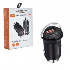 شارژر فندکی 30 وات دو پورت ایکس انرژی (x-ENERGY) مدل X-530