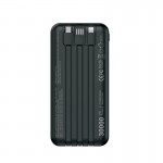 پاوربانک + 3 کابل همراه ایکس انرژی (x-ENERGY) مدل X-834 ظرفیت 30000mAh