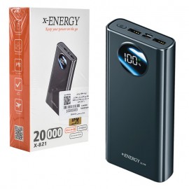 پاوربانک ایکس انرژی (x-ENERGY) مدل X-821 ظرفیت 20000mAh